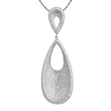 Unique Design Micro Setting 925 Bijoux Pendentifs en Argent Sterling